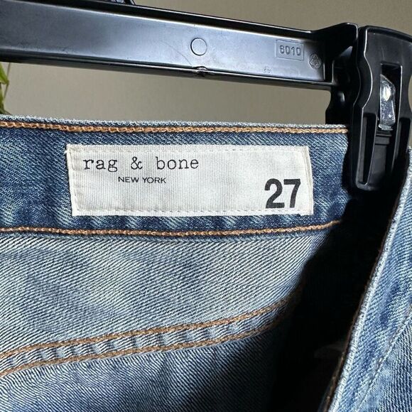 Rag & Bone Torti Short in Vintage Wash Mid Length Denim Cut Off size 27 - Picture 4 of 7
